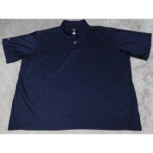 Flexjet By Bombardier Polo Shirt Men's XL Blue Short Sleeve Collared Workwear